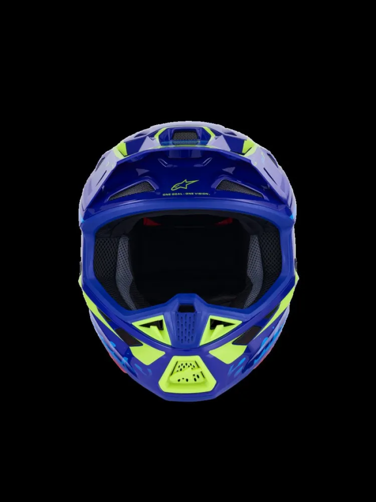 ALPINESTARS(MX) - HELMET SM7 DEED BLUE/YEL S - 01109118