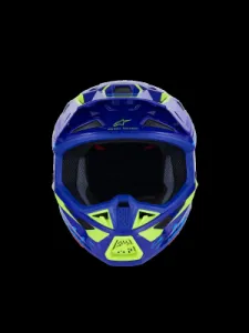 ALPINESTARS(MX) - HELMET SM7 DEED BLUE/YEL S - 01109118