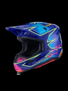 ALPINESTARS(MX) - HELMET SM7 CAST BLU/YL/PINK XL - 01109127