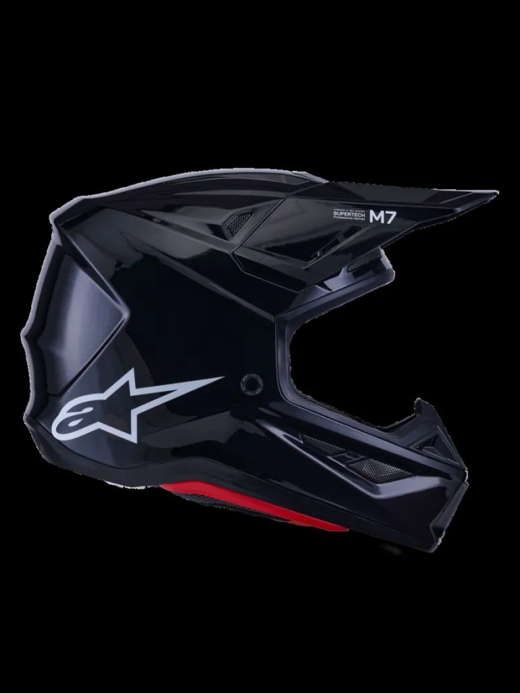 ALPINESTARS(MX) - HELMET SM7 BLACK-GLOSS XS - 01109129