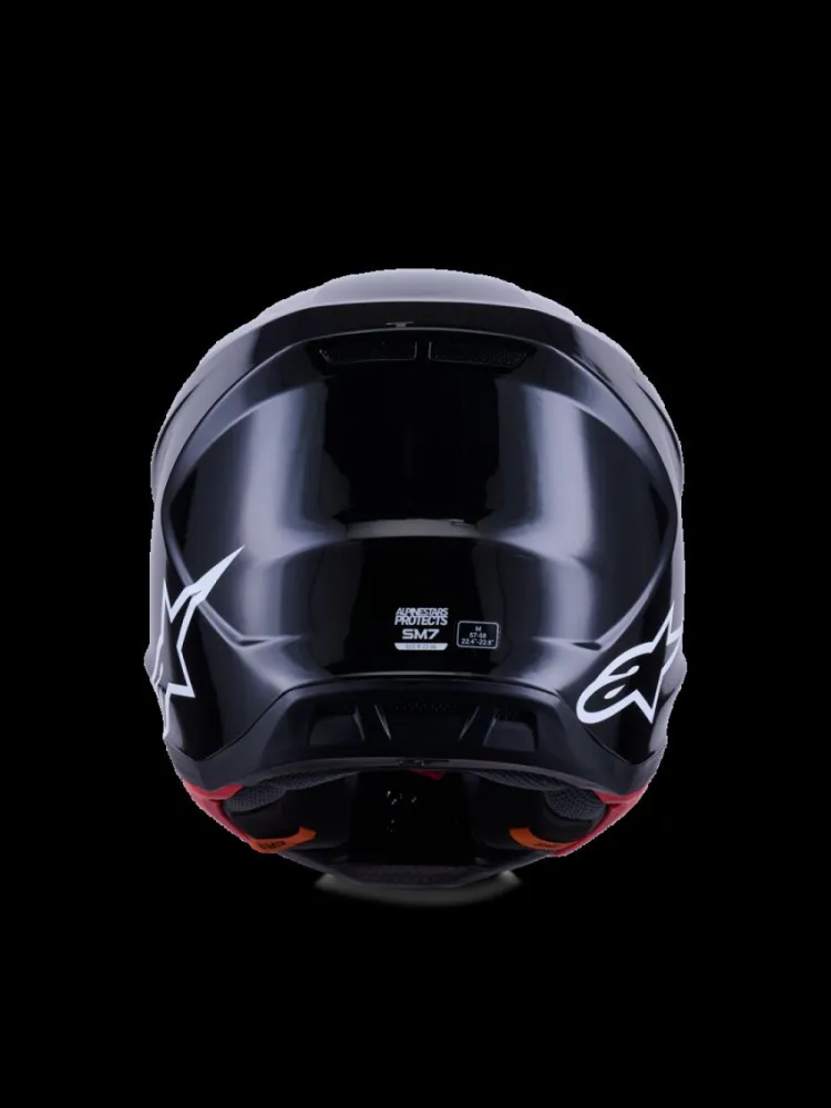 ALPINESTARS(MX) - HELMET SM7 BLACK-GLOSS XS - 01109129