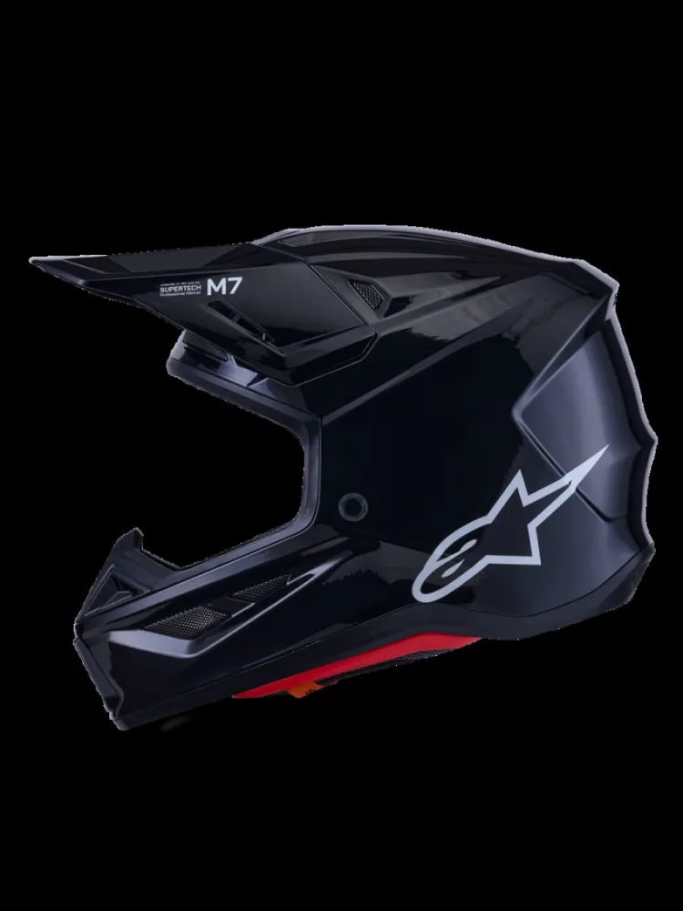 ALPINESTARS(MX) - HELMET SM7 BLACK-GLOSS XS - 01109129