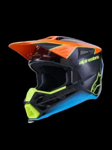 ALPINESTARS(MX) - HELMET SM3 FRAY BLK/OR/YL XS - 01109141