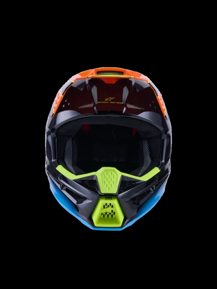 ALPINESTARS(MX) - HELMET SM3 FRAY BLK/OR/YL XS - 01109141