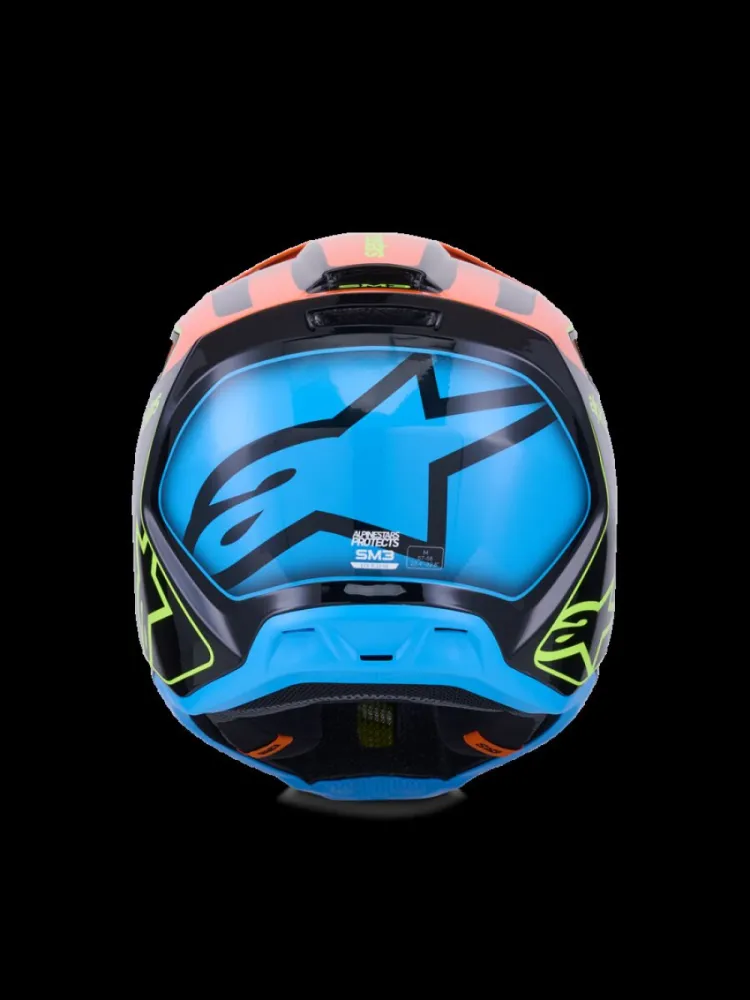 ALPINESTARS(MX) - HELMET SM3 FRAY BLK/OR/YL XS - 01109141