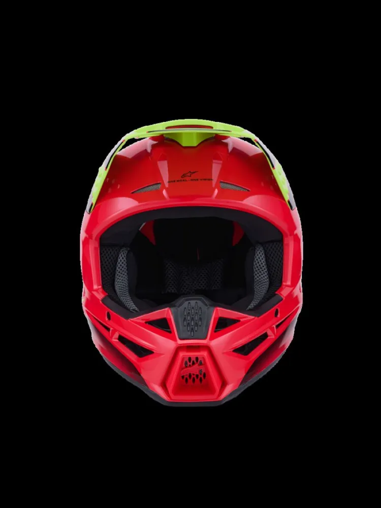 ALPINESTARS(MX) - HELMET SM3 FRAY RED/YL/BLK 2X - 01109152