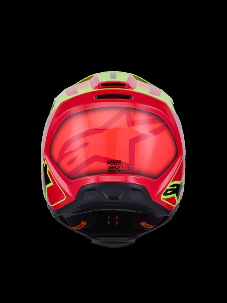 ALPINESTARS(MX) - HELMET SM3 FRAY RED/YL/BLK 2X - 01109152