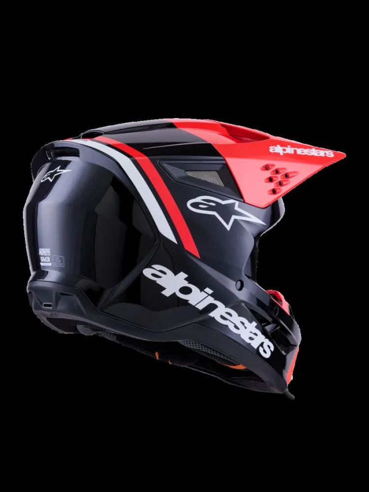 ALPINESTARS(MX) - HELMET SM3 RADIUM BLK/RED/WH L - 01109162