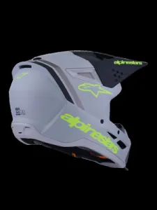 ALPINESTARS(MX) - HELMET SM3 RADIUM GRAY/BLK/YL  - 01109169