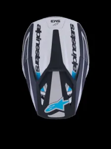 ALPINESTARS(MX) - HELMET SM3 HEAT SILV/BL/BLK L - 01109174