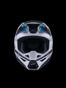ALPINESTARS(MX) - HELMET SM3 HEAT SILV/BL/BLK L - 01109174