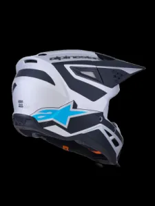 ALPINESTARS(MX) - HELMET SM3 HEAT SILV/BL/BLK L - 01109174