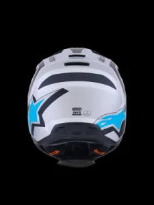 ALPINESTARS(MX) - HELMET SM3 HEAT SILV/BL/BLK L - 01109174