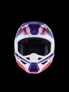 ALPINESTARS(MX) - HELMET SM3 HEAT WHT/PU/PINK S - 01109178