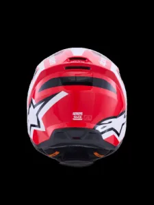 ALPINESTARS(MX) - HELMET SM3 HEAT RED/WH/BLK XS - 01109183