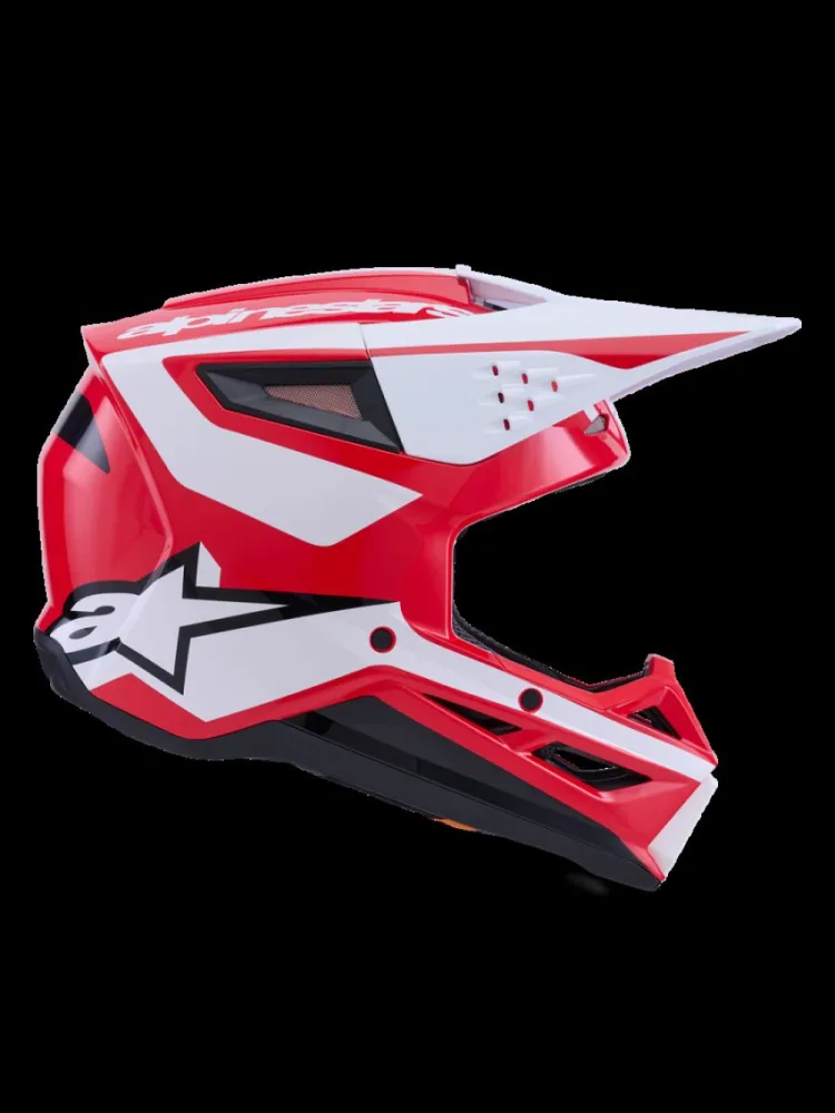 ALPINESTARS(MX) - HELMET SM3 HEAT RED/WH/BLK XS - 01109183