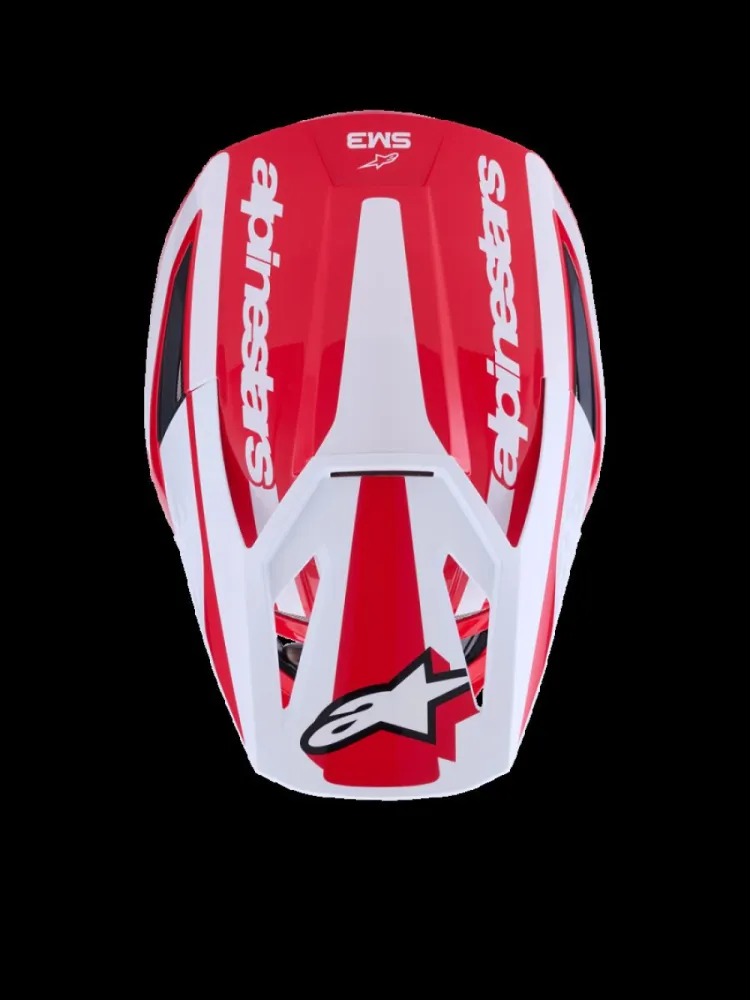 ALPINESTARS(MX) - HELMET SM3 HEAT RED/WH/BLK XS - 01109183