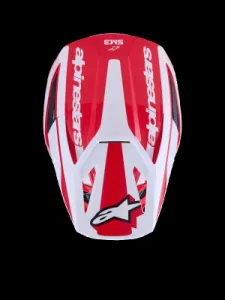ALPINESTARS(MX) - HELMET SM3 HEAT RED/WH/BLK XS - 01109183