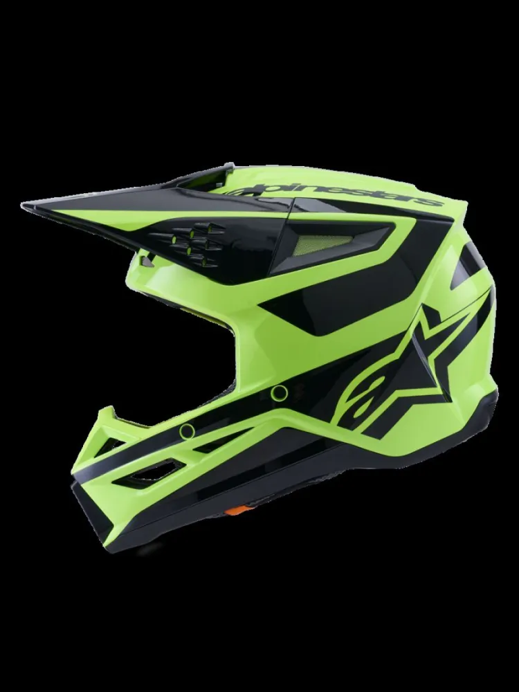 ALPINESTARS(MX) - HELMET SM3 HEAT YEL/BLACK XS - 01109189