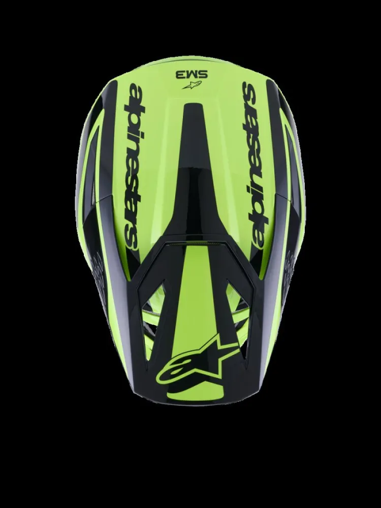 ALPINESTARS(MX) - HELMET SM3 HEAT YEL/BLACK XS - 01109189