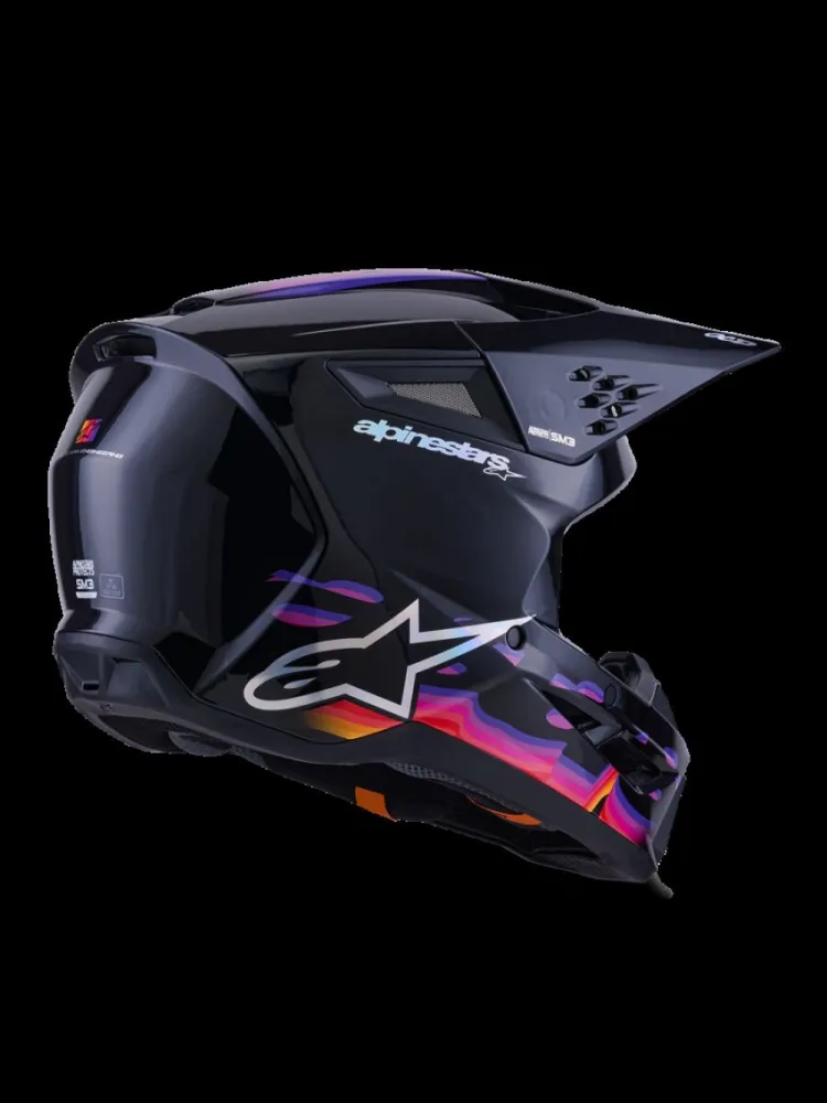 ALPINESTARS(MX) - HELMET SM3 FORCE BLACK-GLOSS S - 01109196