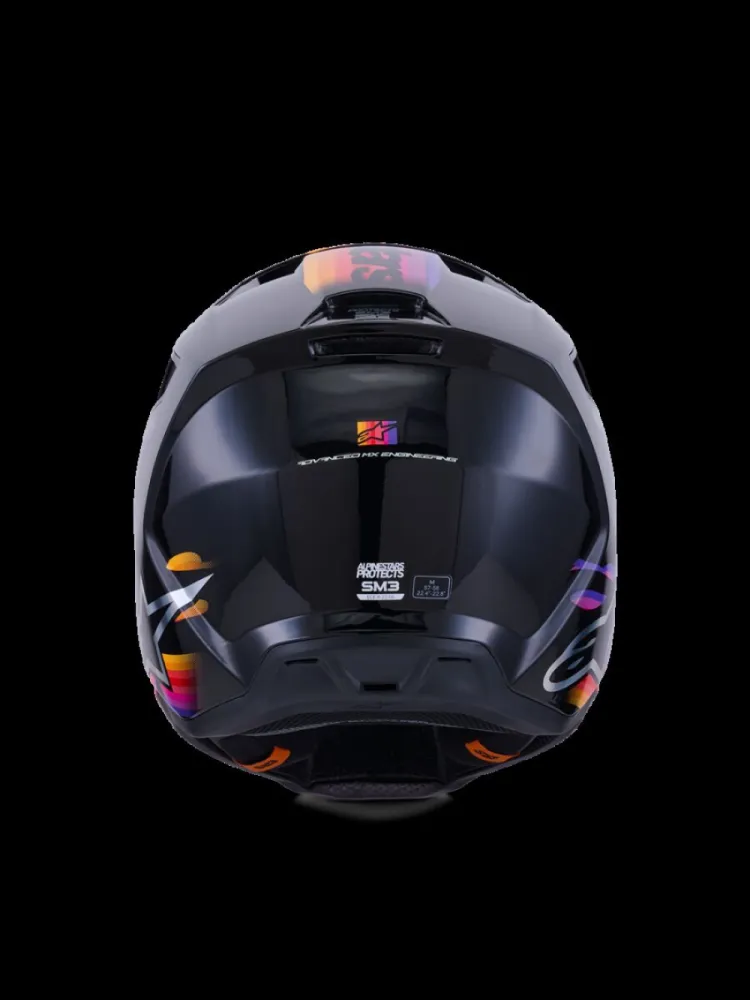 ALPINESTARS(MX) - HELMET SM3 FORCE BLACK-GLOSS 2 - 01109200