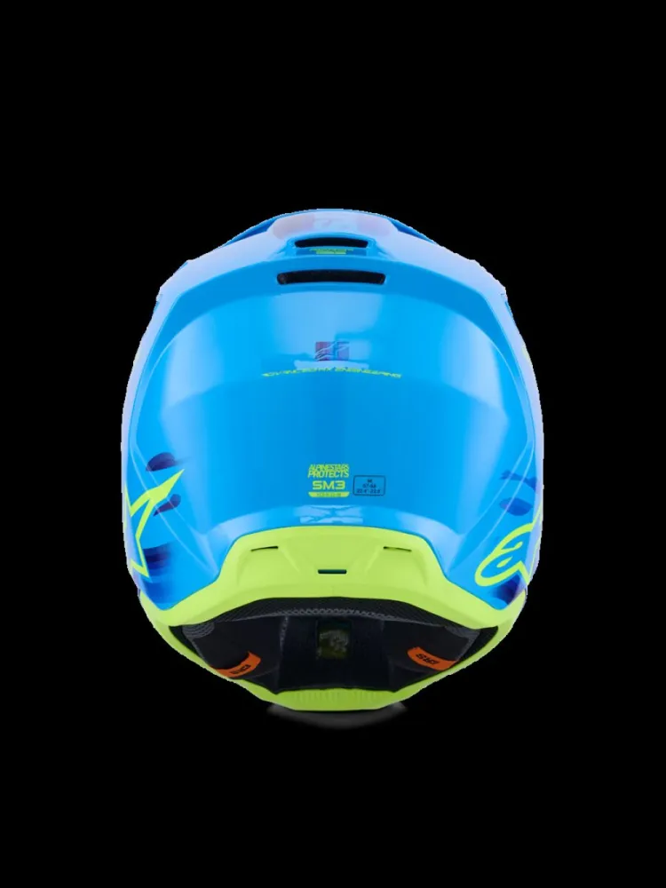 ALPINESTARS(MX) - HELMET SM3 FORCE CYAN XS - 01109207