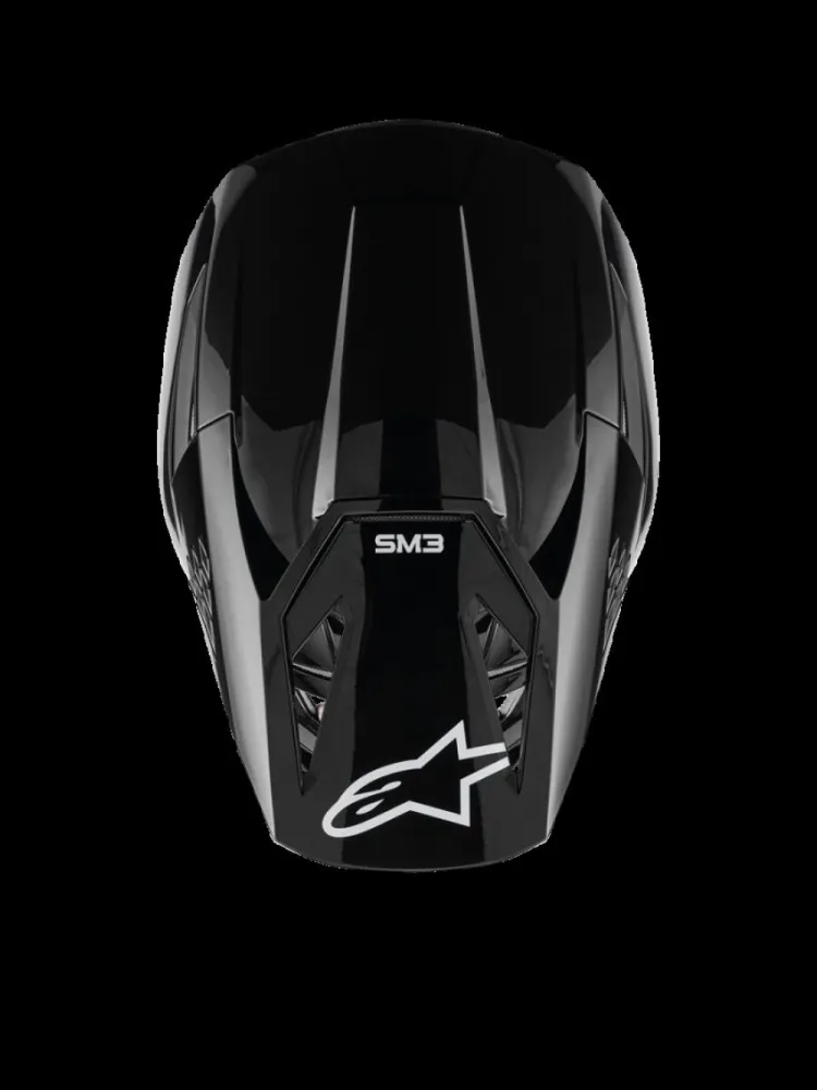 ALPINESTARS(MX) - HELMET SM3 BLACK-GLOSS M - 01109221