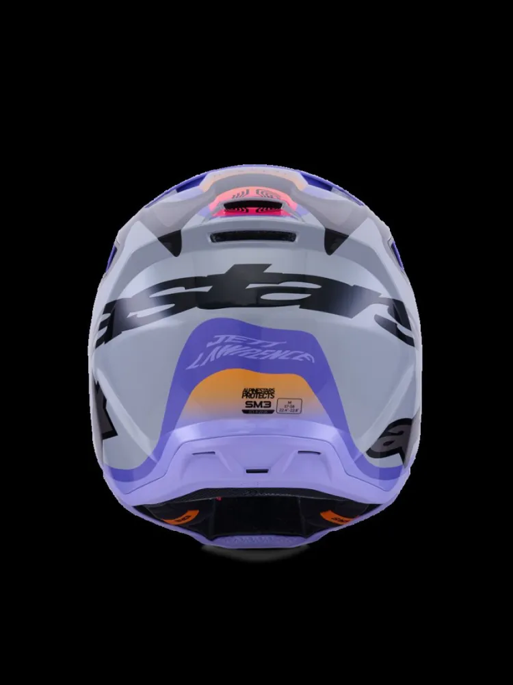 ALPINESTARS(MX) - HELMET SM3 JETTSON GRAY/PUR/BL - 01109232