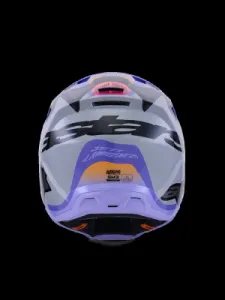 ALPINESTARS(MX) - HELMET SM3 JETTSON GRAY/PUR/BL - 01109232