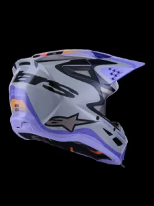 ALPINESTARS(MX) - HELMET SM3 JETTSON GRAY/PUR/BL - 01109232