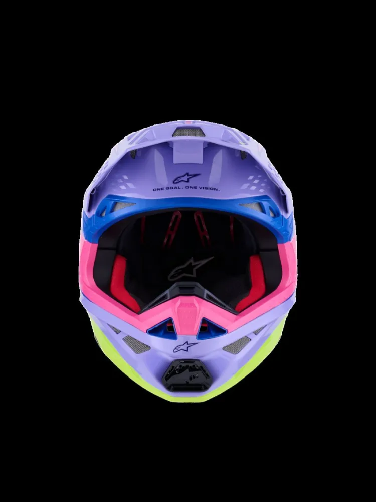 ALPINESTARS(MX) - HELMET SM10 JETT PURPLE/PINK X - 01109241