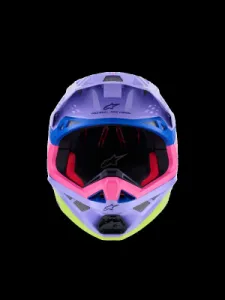 ALPINESTARS(MX) - HELMET SM10 JETT PURPLE/PINK X - 01109241