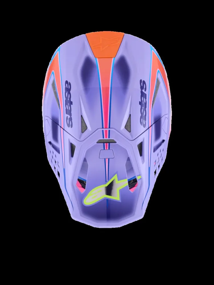 ALPINESTARS(MX) - HELMET SM10 JETT PURPLE/PINK 2 - 01109242