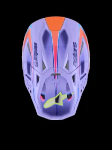 ALPINESTARS(MX) - HELMET SM10 JETT PURPLE/PINK 2 - 01109242