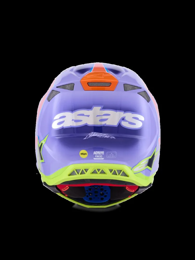 ALPINESTARS(MX) - HELMET SM10 JETT PURPLE/PINK 2 - 01109242