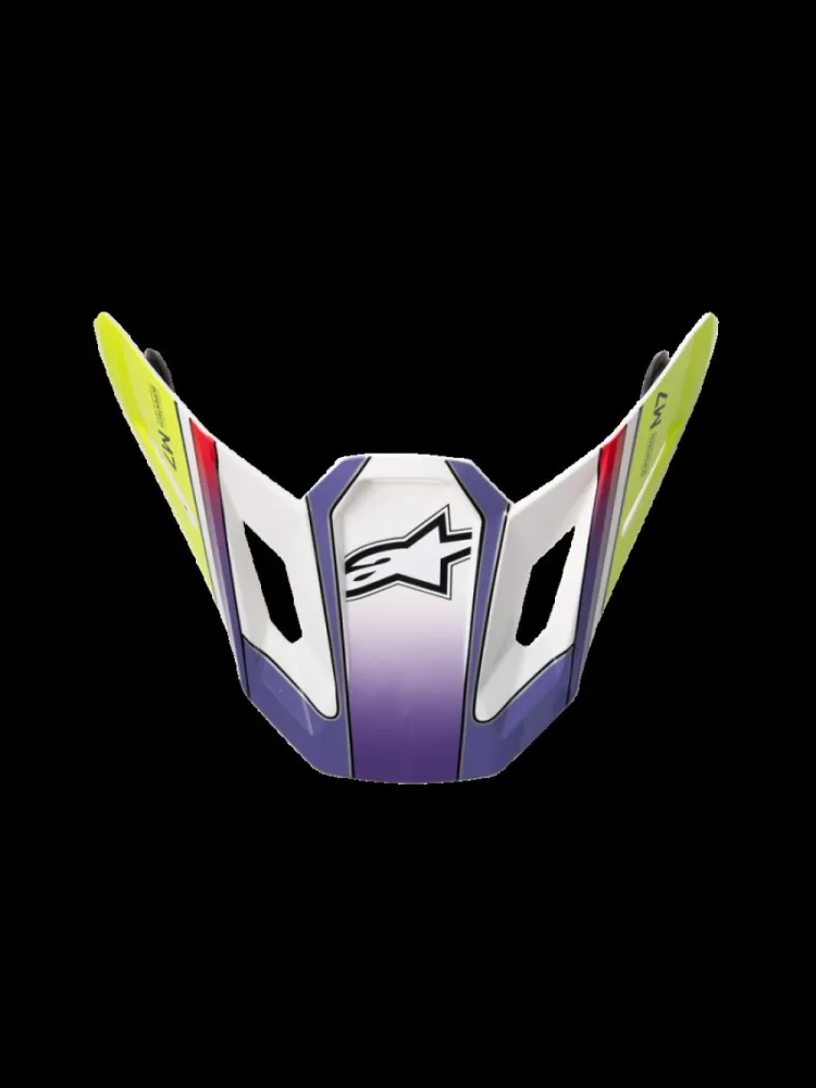 ALPINESTARS(MX) - VISOR SM7 FUSE WHT/YL/PU - 01321878