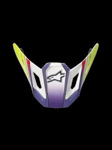 ALPINESTARS(MX) - VISOR SM7 FUSE WHT/YL/PU - 01321878