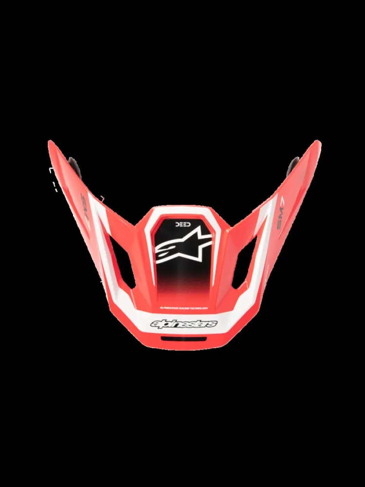 ALPINESTARS(MX) - VISOR SM7 DEED RED/BLK/WH - 01321880