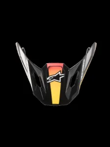ALPINESTARS(MX) - VISOR SM7 RISE BLK/YL/PINK - 01321884