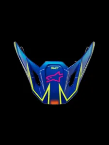 ALPINESTARS(MX) - VISOR SM7 CAST BLU/YL/PINK - 01321883