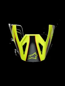 ALPINESTARS(MX) - VISOR SM3 FRAY RED/YL/BLK - 01321889