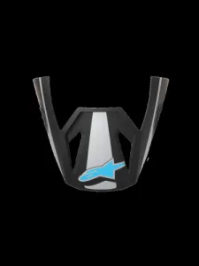ALPINESTARS(MX) - VISOR SM3 HEAT SILV/BL/BLK - 01321893