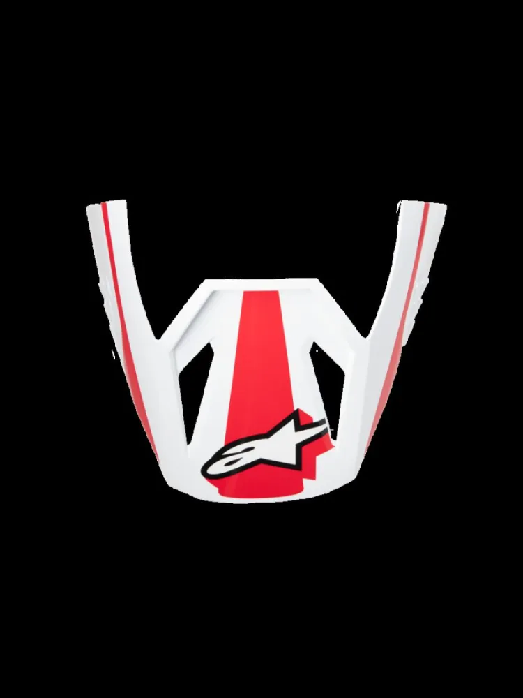 ALPINESTARS(MX) - VISOR SM3 HEAT RED/WH/BLK - 01321895