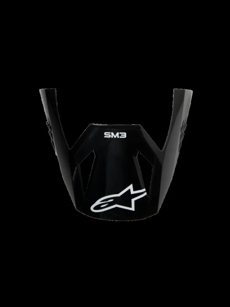 ALPINESTARS(MX) - VISOR SM3 BLACK-GLOSS - 01321905