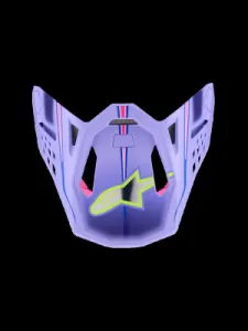 ALPINESTARS(MX) - VISOR S-M10 JETT PURPLE/PINK - 01321910