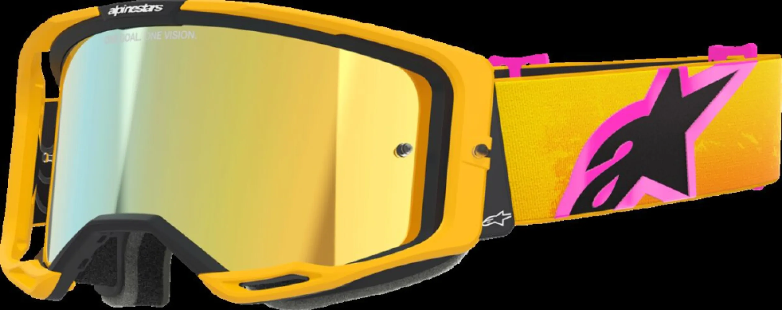 ALPINESTARS GOGGLES - GOGGLE VISION 8 CORP ORG/YLW/P - 26013951