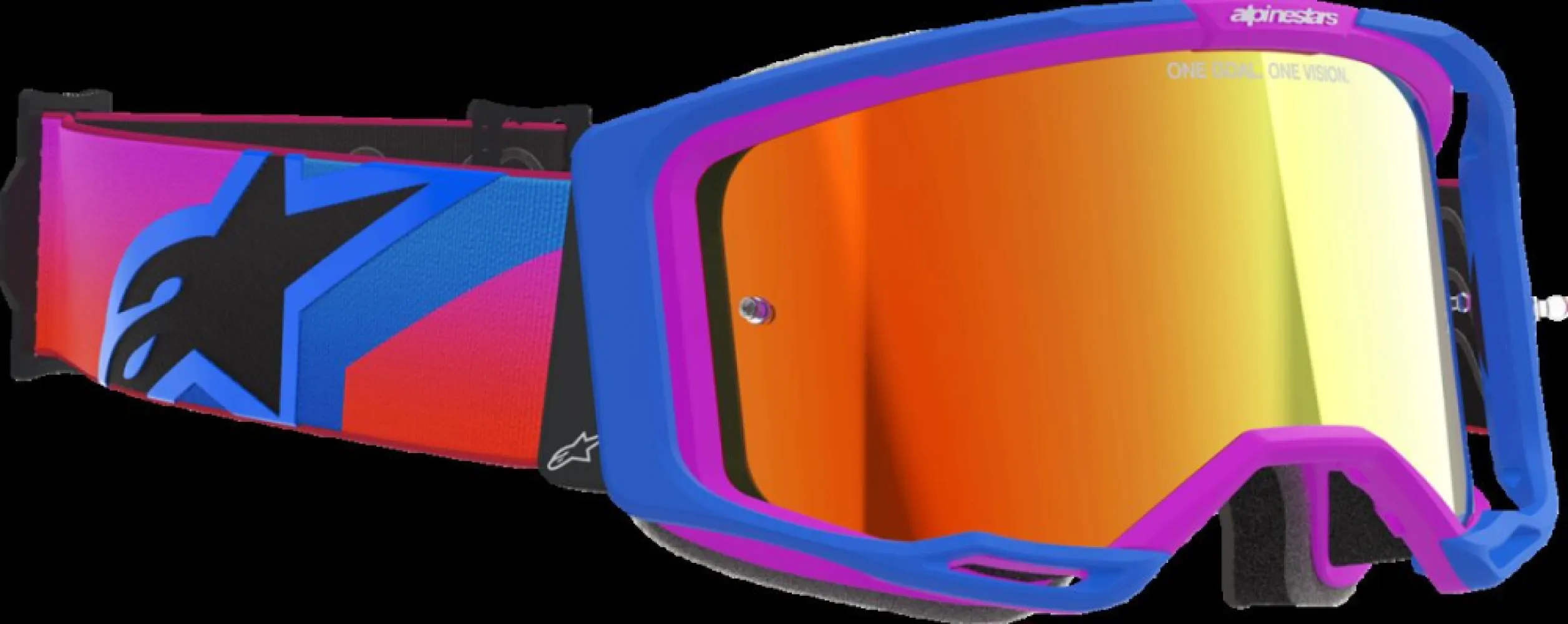ALPINESTARS GOGGLES - GOGGLE VISION 8 CORP BLUE/PURP - 26013952