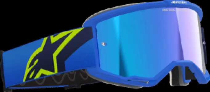 ALPINESTARS GOGGLES - GOGGLE VISION 5 CORP BLUE/YLW  - 26013954