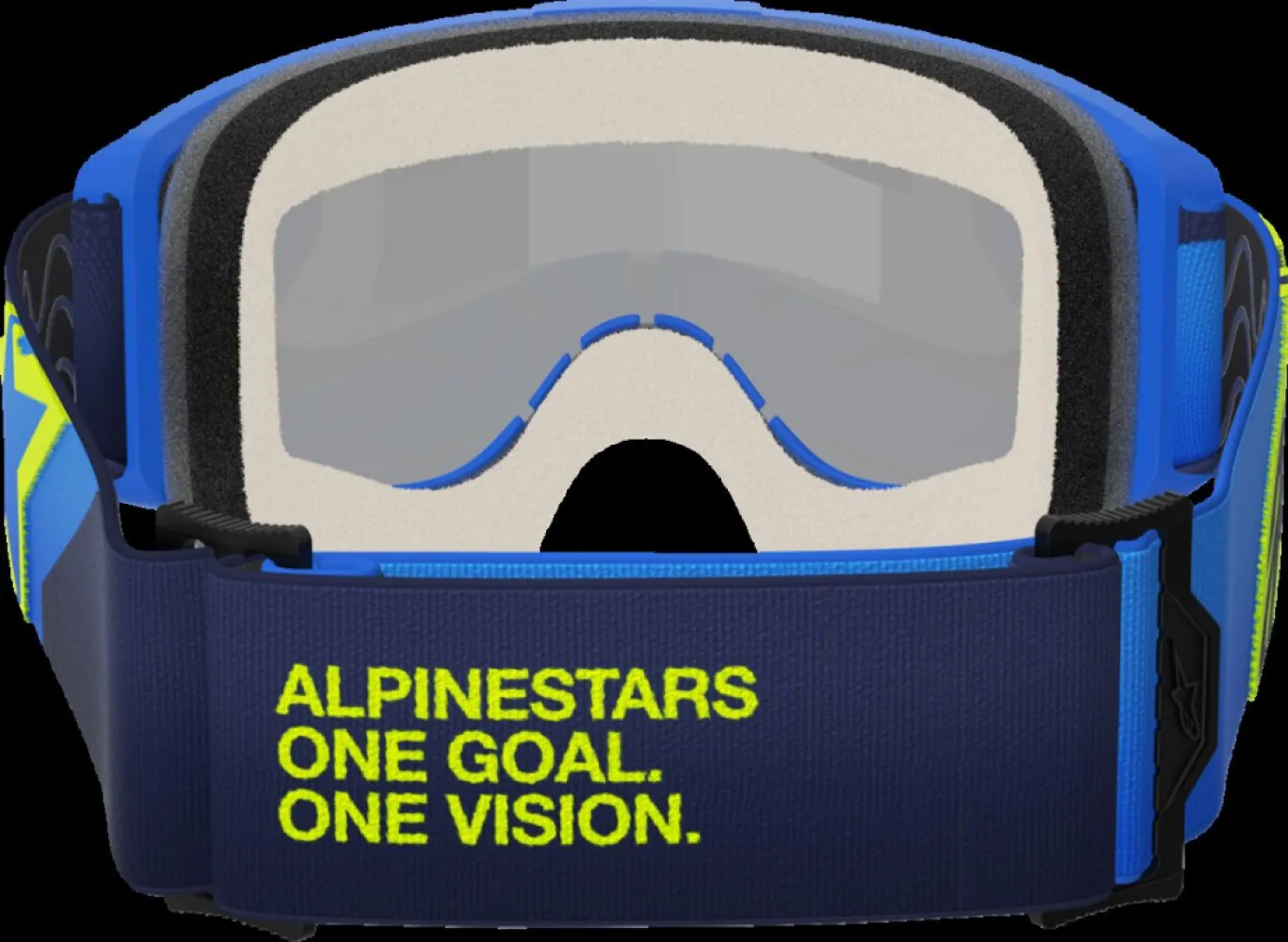 ALPINESTARS GOGGLES - GOGGLE VISION 5 CORP BLUE/YLW  - 26013954